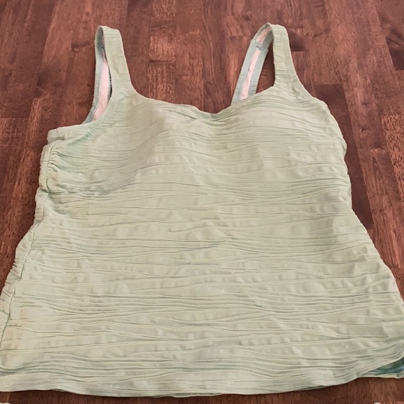 Lands’ End from Bloomingdale’s High waisted Padded flattering two piece. Lovely - Picture 5 of 15